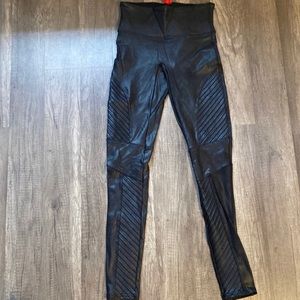 Spanx moto leggings